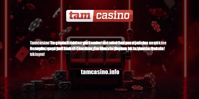 Tamcasino Güvenli Ödeme