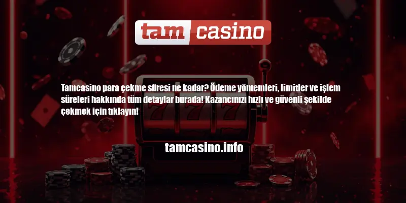 Tamcasino Para Çekme Süresi